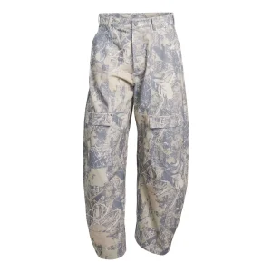 adidas Canvas Cargo Work Pants 'Putty Grey Grey Three Wonder Beige' KG6443
