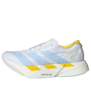 (WMNS) adidas Adizero Adios Pro 4 'White Glow Blue Yellow' KI9387