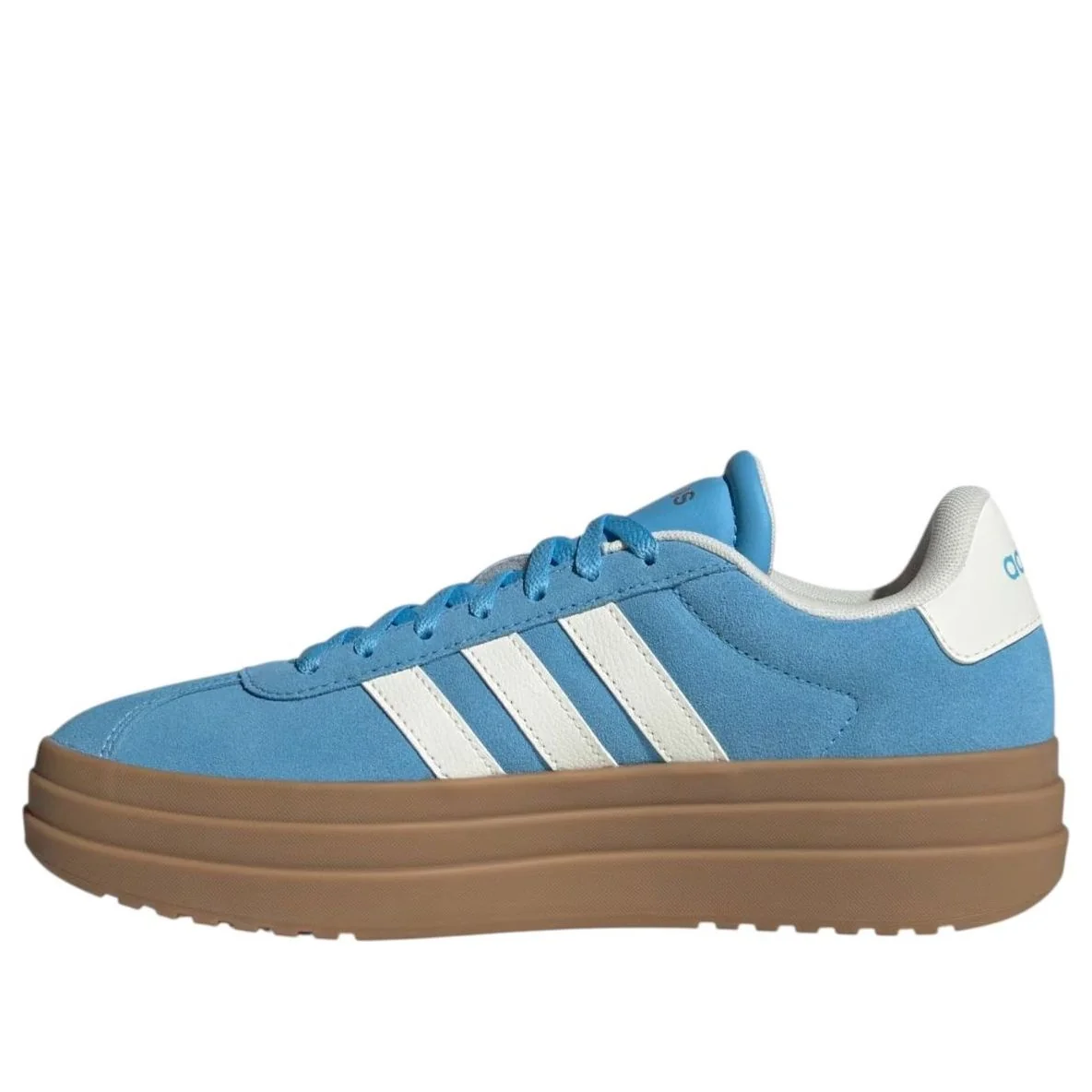 (WMNS) adidas VL Court Bold 'Semi Blue Burst Gum' KJ6855