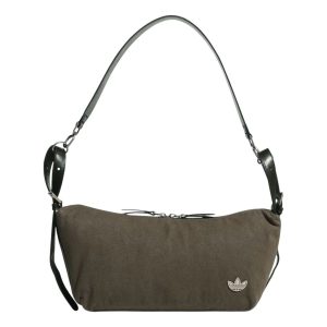 (WMNS) adidas Buckle Crossbody Bag with Cotton 'Cargo Brown Black' KT0864