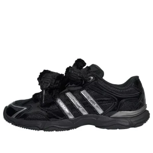 (WMNS) adidas Whisper Glide Hype Trainers 'Black Iron Metallic' KZ9639
