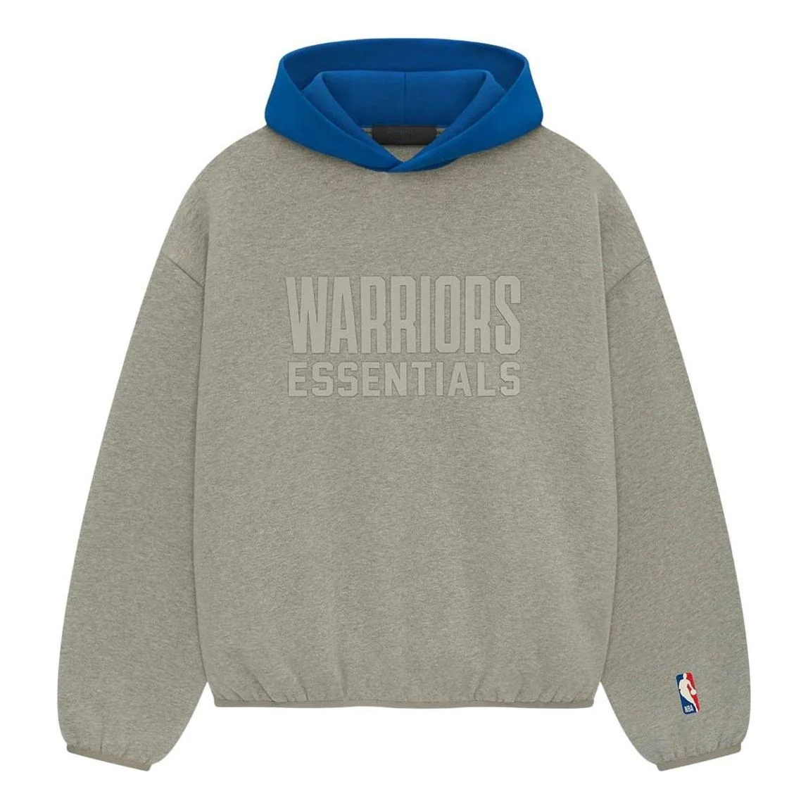 Fear of God Essentials x NBA Golden State Warriors Hoodie 'Grey Blue' 192AL246502F
