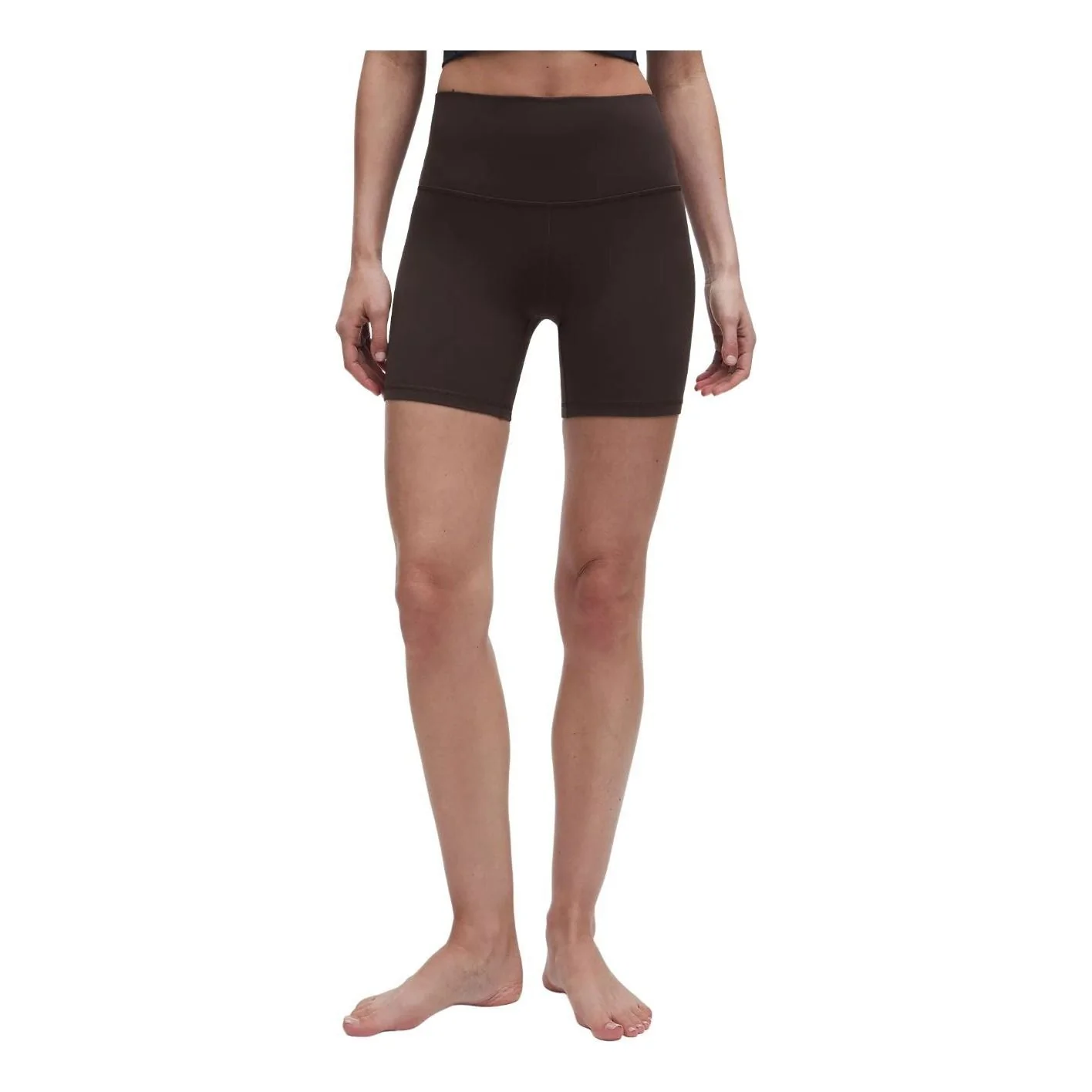 (WMNS) LULULEMON Align High-Rise Short 6" 'Espresso Brown' LW7BG3S-673736553