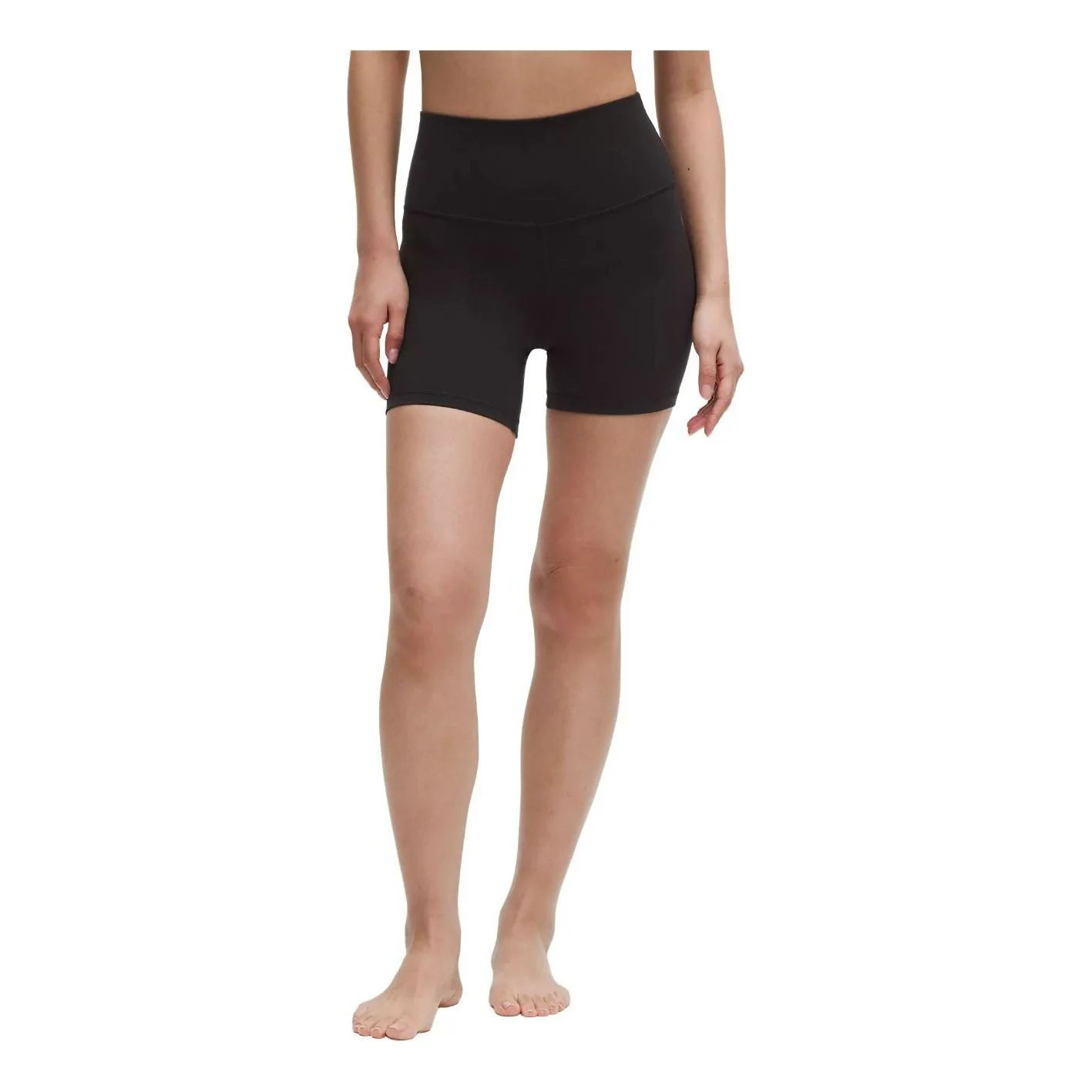 (WMNS) LULULEMON Align High-Rise Short 6" 'Black' LW7BG3S-620956784