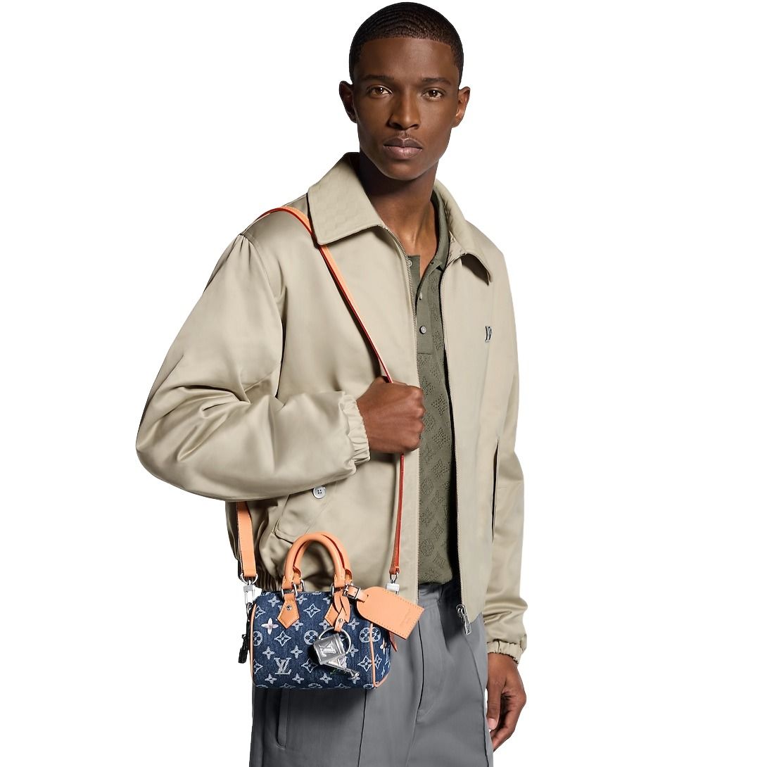 LOUIS VUITTON Speedy 18 Bandoulière 'Blue' M27557 - Image 5