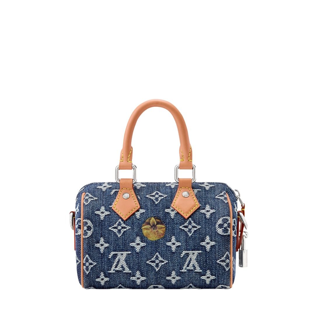 LOUIS VUITTON Speedy 18 Bandoulière 'Blue' M27557 - Image 4