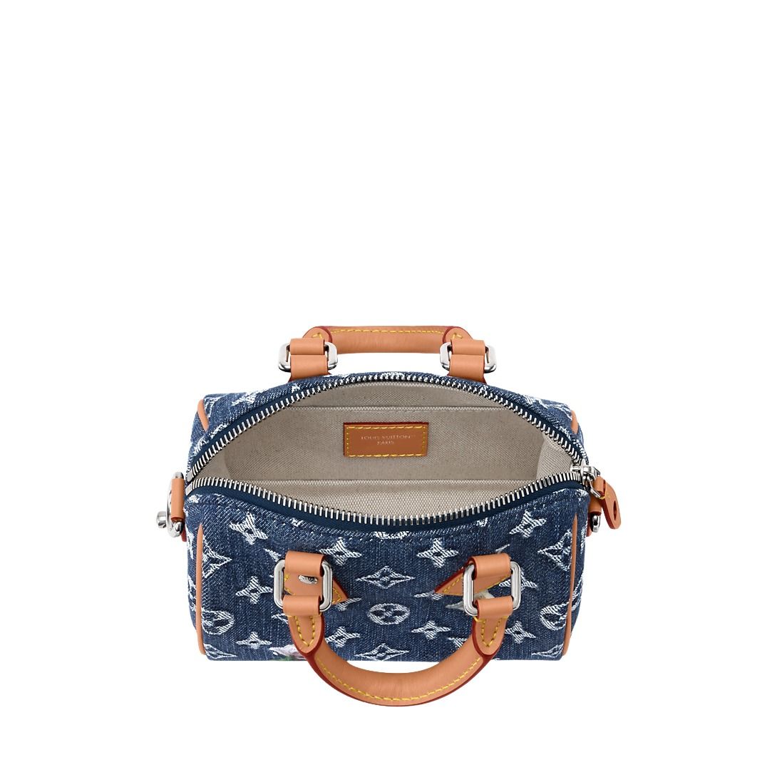 LOUIS VUITTON Speedy 18 Bandoulière 'Blue' M27557 - Image 3