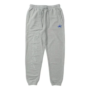 Air Jordan x Awake NY Fleece Pants Asia Sizing 'Dark Grey Heather Game Royal' FQ5446-091