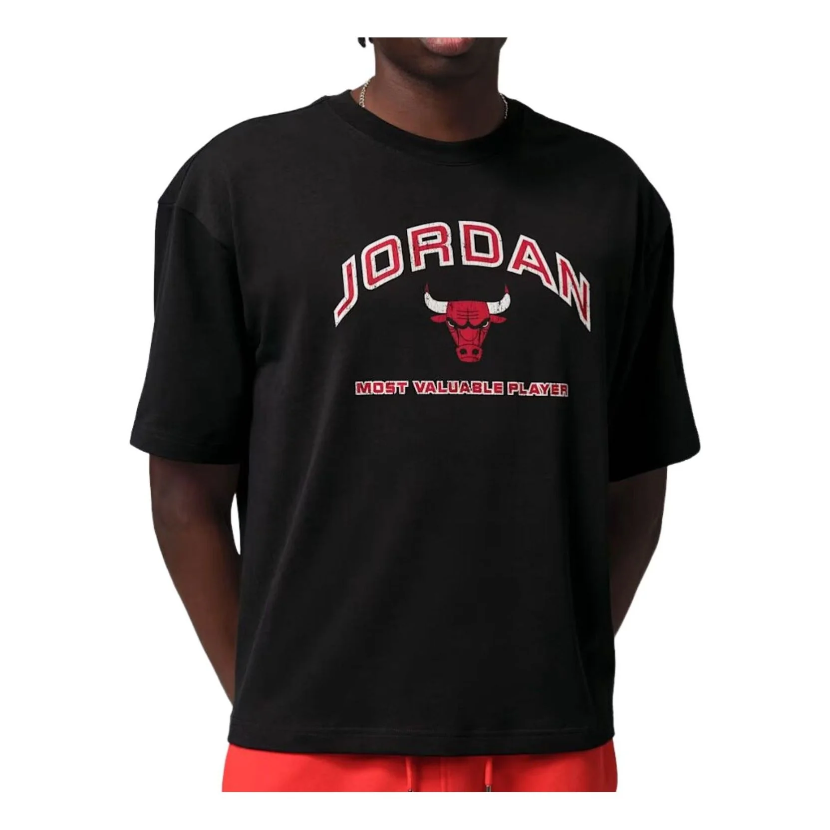 Jordan Flight Essentials Boxy Graphic T-Shirt 'Black University Red' IF3121-010