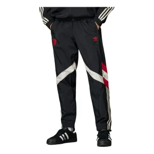 adidas Manchester United Originals Track Pants Asia Sizing 'Black Red' IS6527