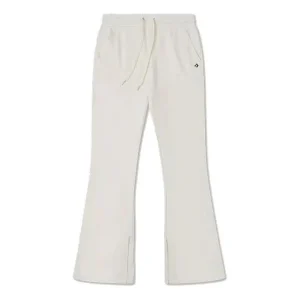 (WMNS) Converse Drawstring Flare Sweatpants Asia Sizing 'White' 10026914-A01