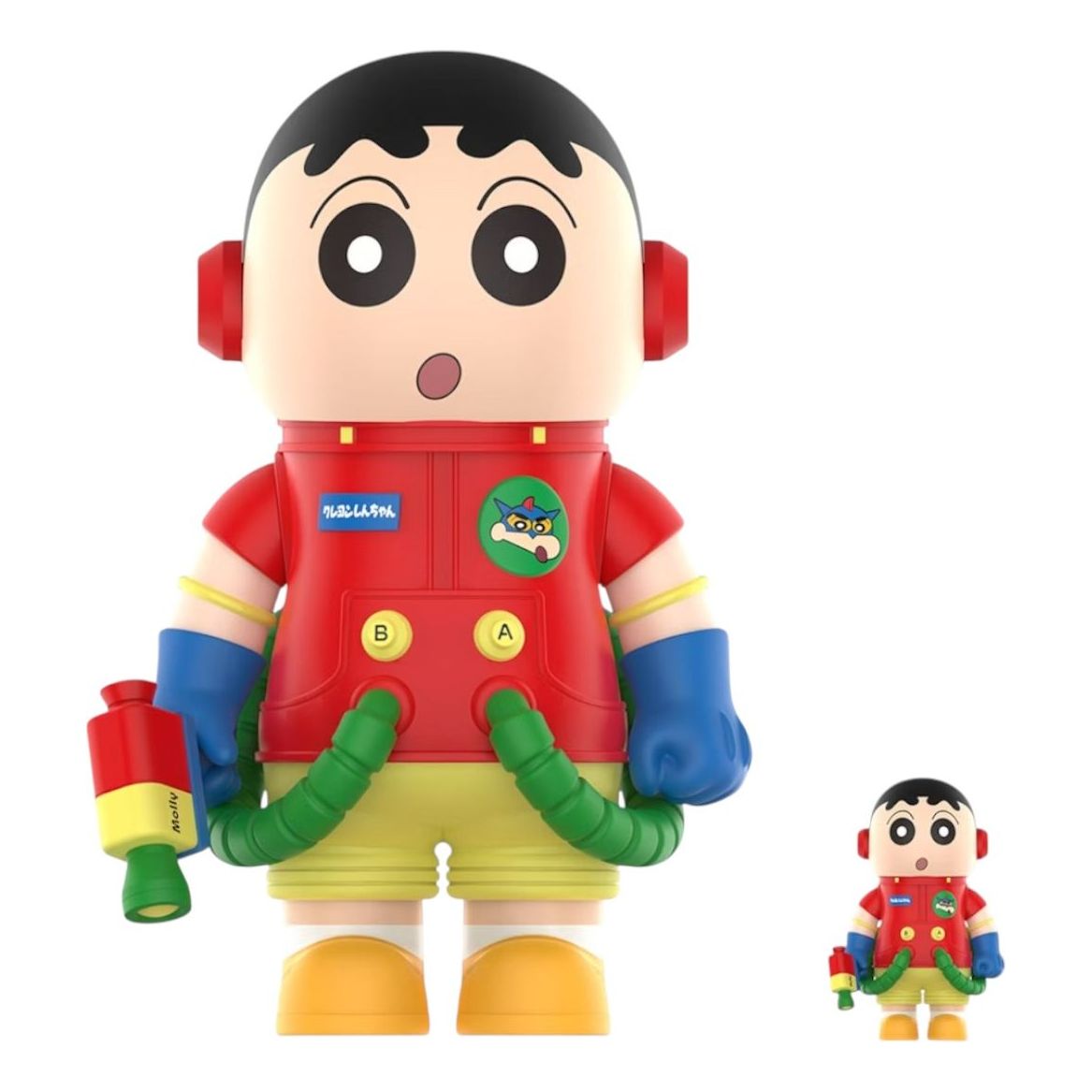 Pop Mart Mega Space Molly Crayon Shinchan 100% & 400% Set PPMT-2507-0010-B