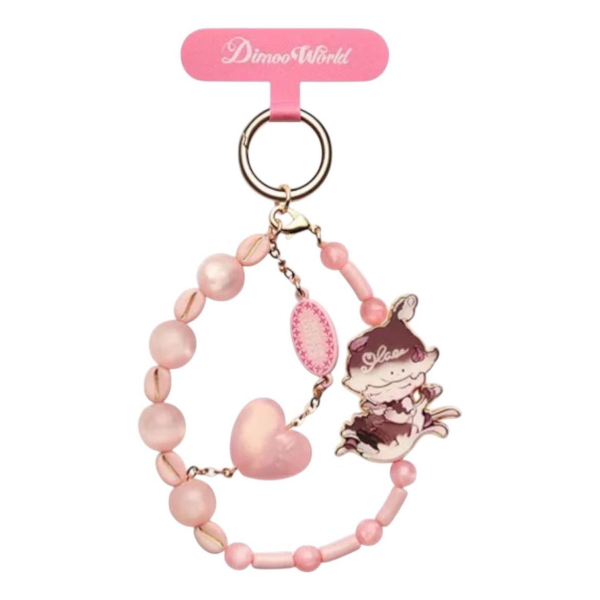 Pop Mart Dimoo Crush on Coffee Phone Charm 'Rose Love Letter' PPMT-2508-0001-RL