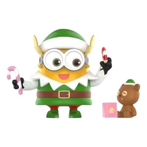 Pop Mart Minions Bedtime Stories by Bob and Tim Figures 'Santas Workshop Manual' PPMT-2506-0027-885369995