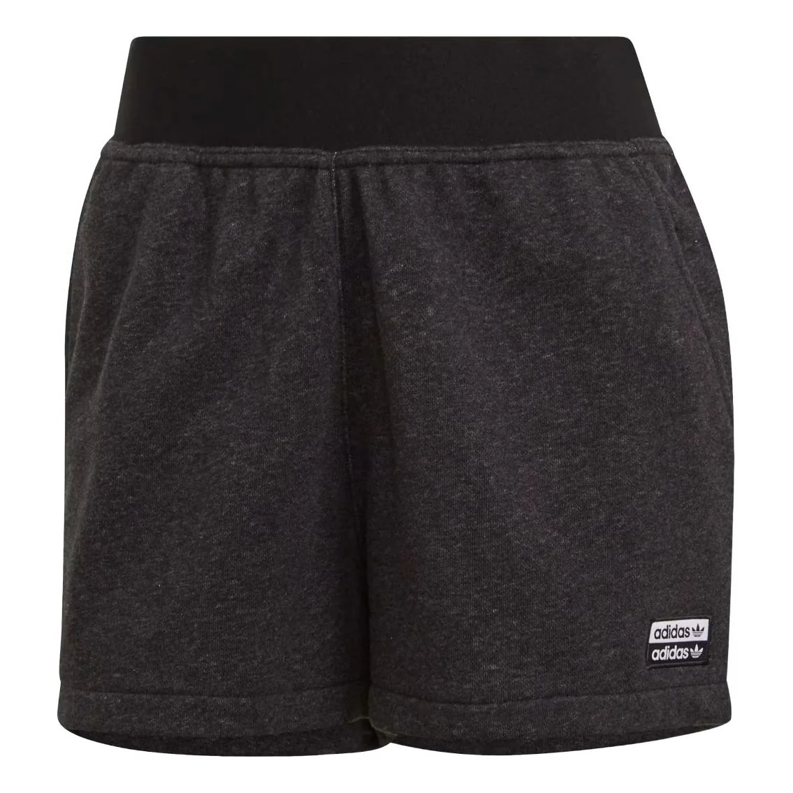 (WMNS) adidas R.Y.V. Shorts Asia Sizing 'Black Melange' GN4330