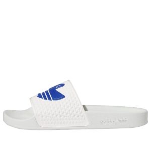 adidas Shmoofoil Slides Asia Sizing 'White Royal Blue' IE3086