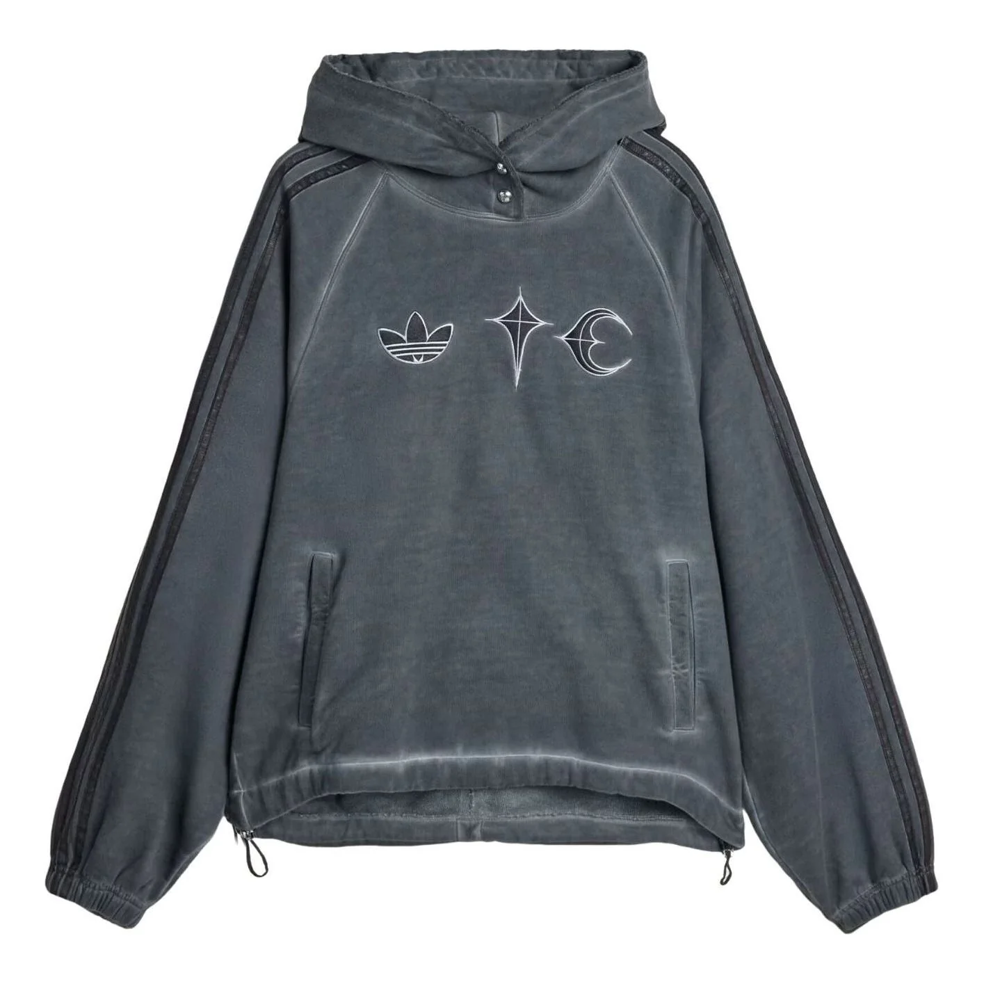 adidas x Thug Club Sweat Hoodie Asia Sizing 'Black' KF6587