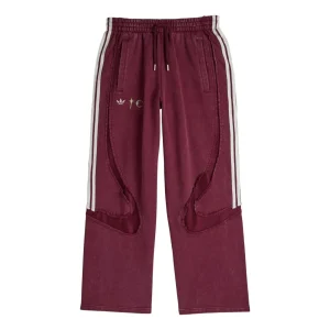 adidas x THUG CLUB TEAMGEIST Track Pants Asia Sizing 'Maroon' KC2217