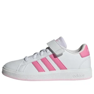 (PS) adidas Grand Court 'White Pink' ID0738