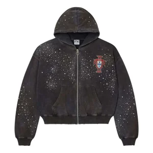 Vale Pluto Cluster Zip Up Hoodie 'Black' VALE-08-007-PCZU-BK