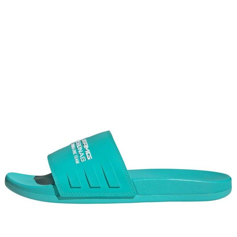 adidas x Mercedes AMG Adilette Slides Asia Sizing 'Petronas Formula One Team Mint Rush' JR1071