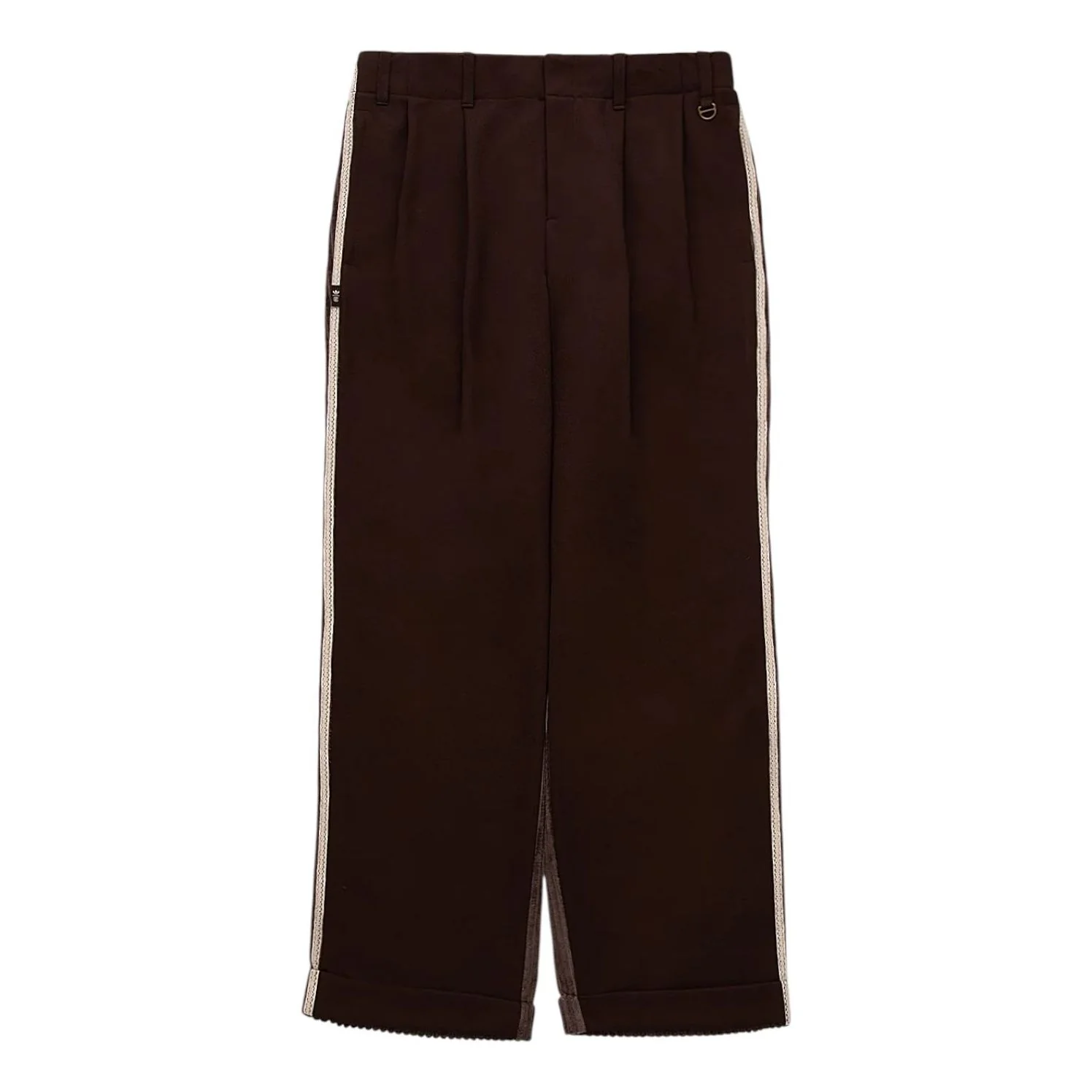 adidas x CLOT Suit Pant Asia Sizing 'Dark Brown' JM2829