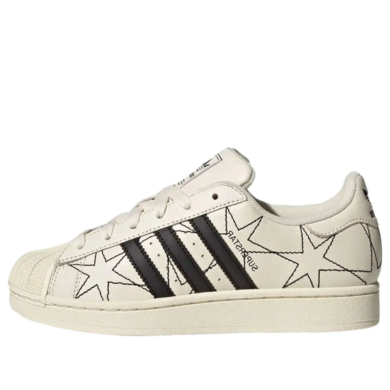 (WMNS) adidas Superstar 'Cream Black' IH4123