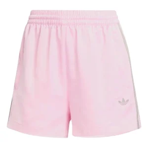 (WMNS) adidas Pinstripe Satin Shorts Asia Sizing 'True Pink' KD2282