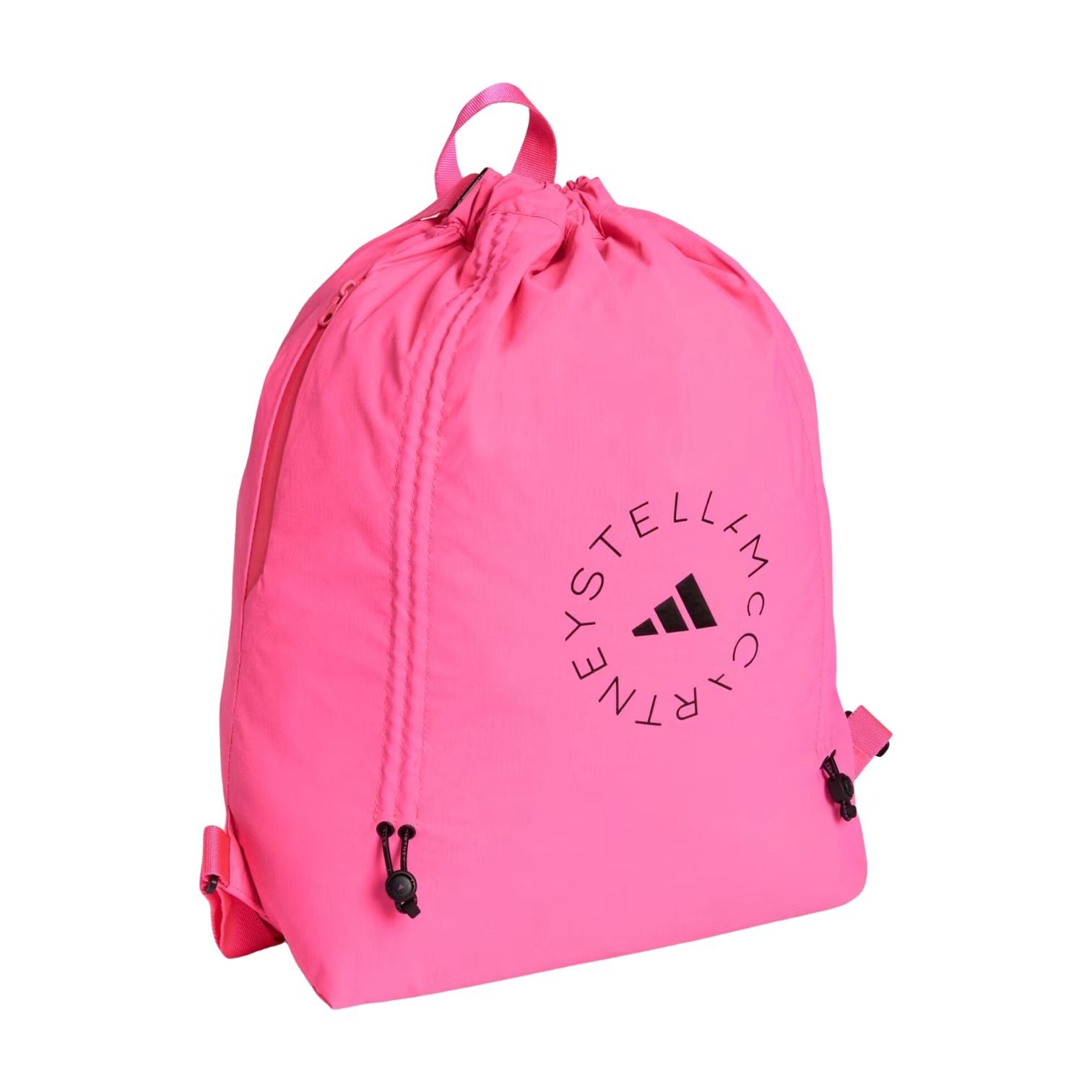 (WMNS) adidas x Stella McCartney Gym Sack 'Solar Pink Black' KF3532 - Image 3
