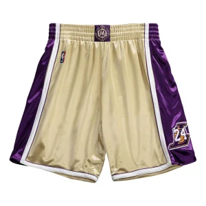 Mitchell & Ness NBA Authentic Hall Of Fame Los Angeles Lakers Kobe Bryant 1996-2016 Shorts 'Gold Purple' ASHRCP20025-LALGOLD96KBR