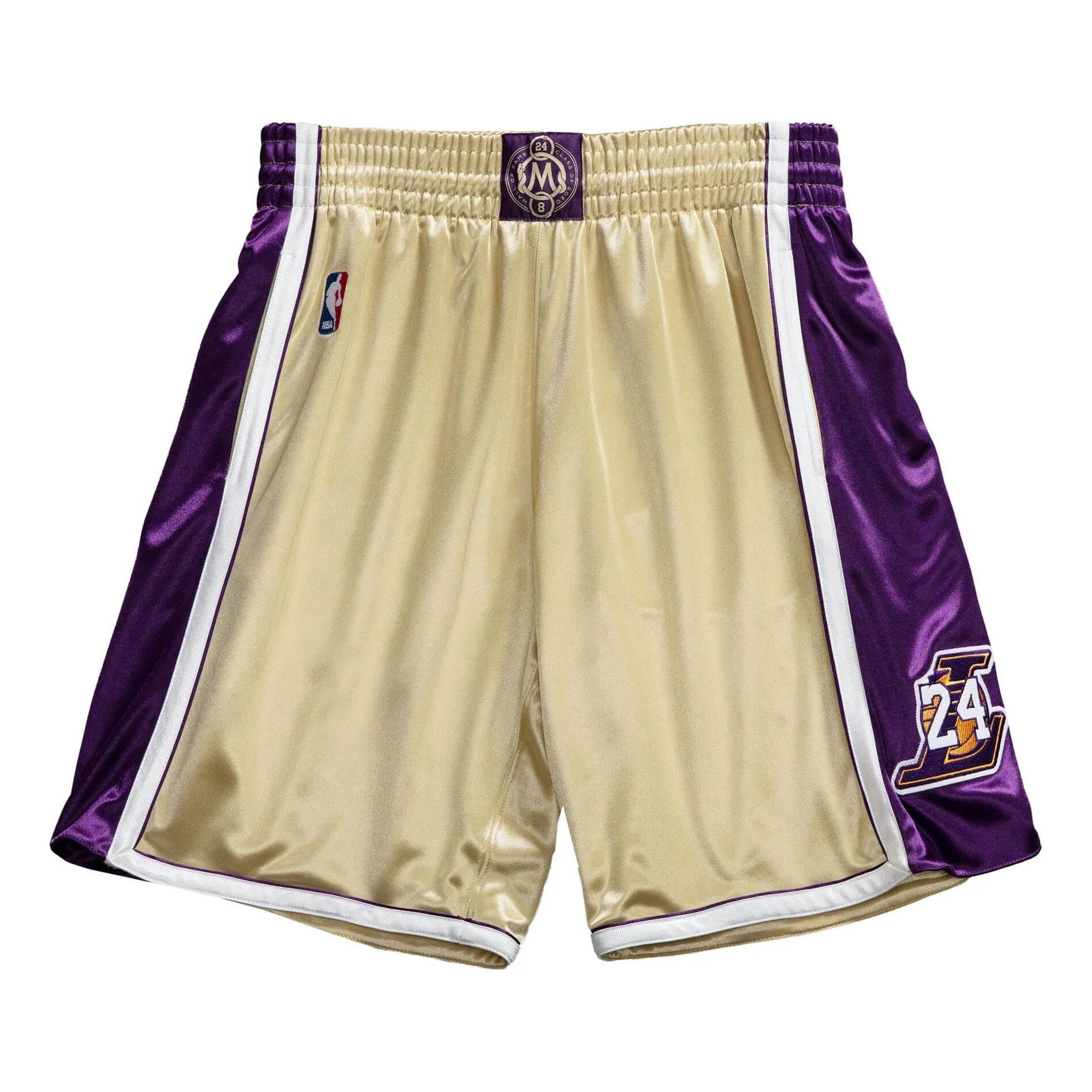 Mitchell & Ness NBA Authentic Hall Of Fame Los Angeles Lakers Kobe Bryant 1996-2016 Shorts 'Gold Purple' ASHRCP20025-LALGOLD96KBR
