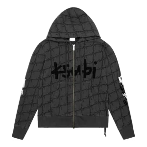 Ksubi x Juice Wrld 2.0 Zip The Kash Hoodie 'Black' MJW23FL001