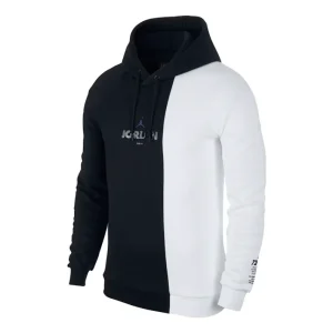 Air Jordan LGC AJ11 FLC SpaceJam Hoodie 'Black White' BQ0187-010