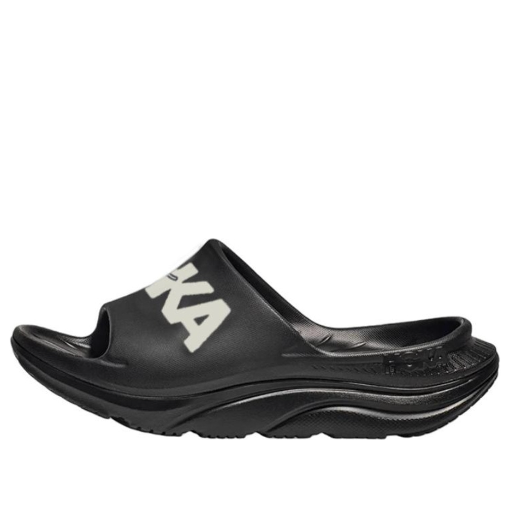 HOKA ONE ONE Ora Athletic Slides 'Black White' 1155154-BWHT