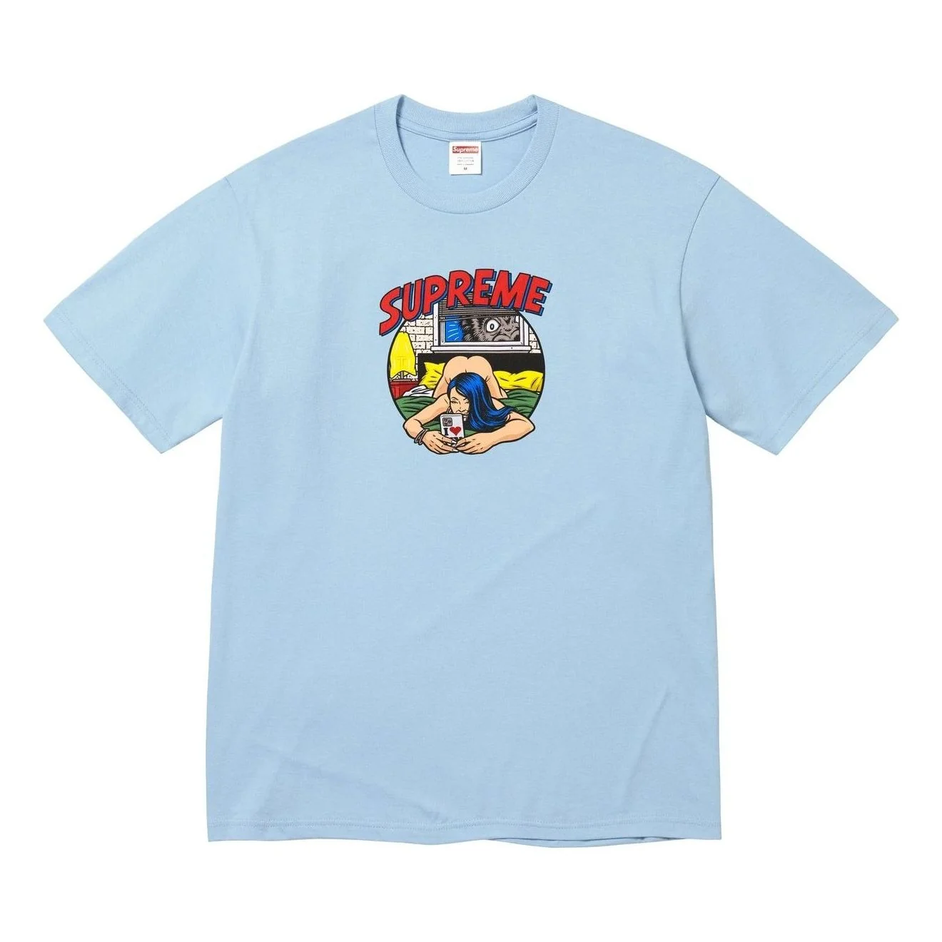 Supreme Bedroom T-Shirt 'Powder Blue' SS25T45-POWDER-BLUE