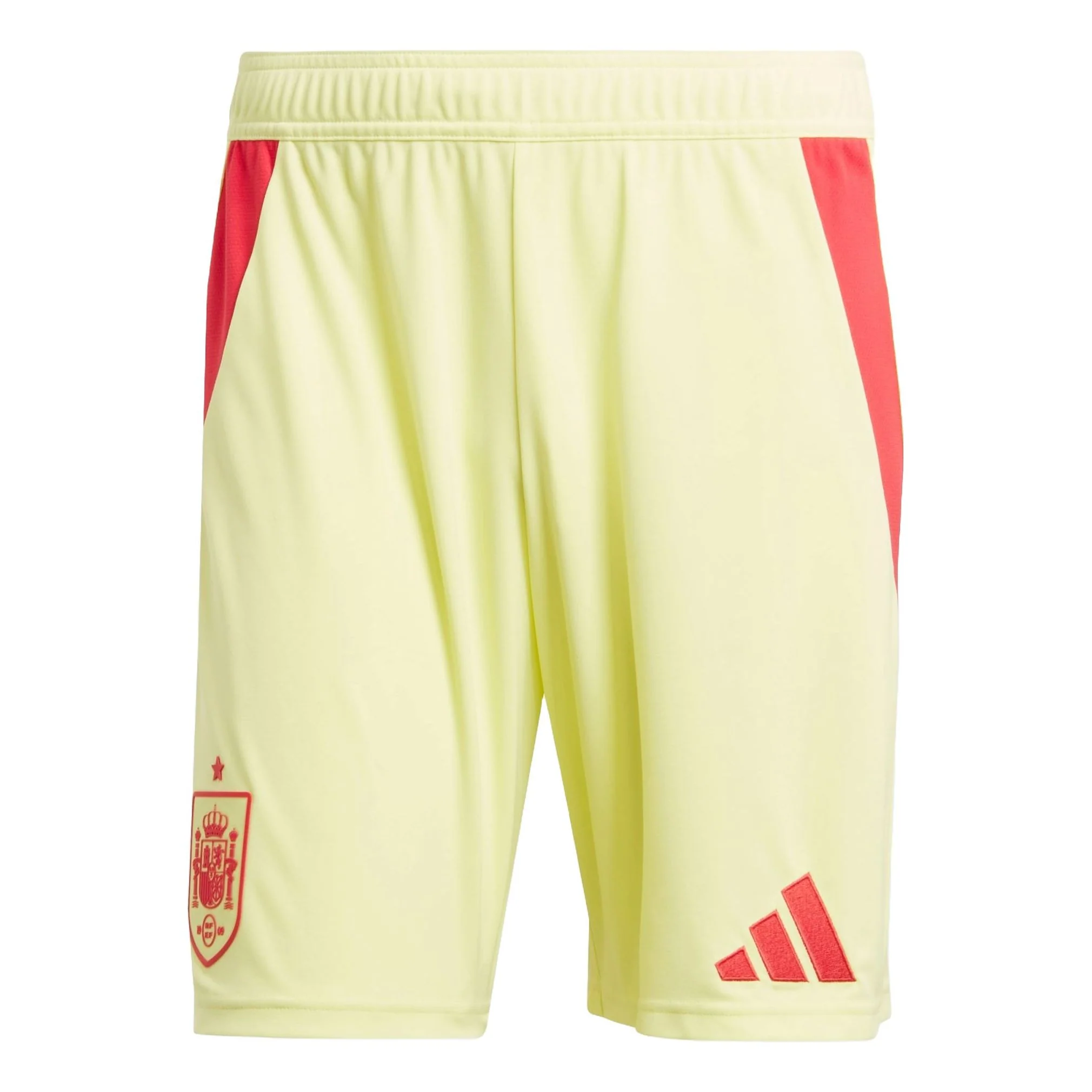 adidas Spain 24 Away Football Shorts Asia Sizing 'Yellow' IM8891