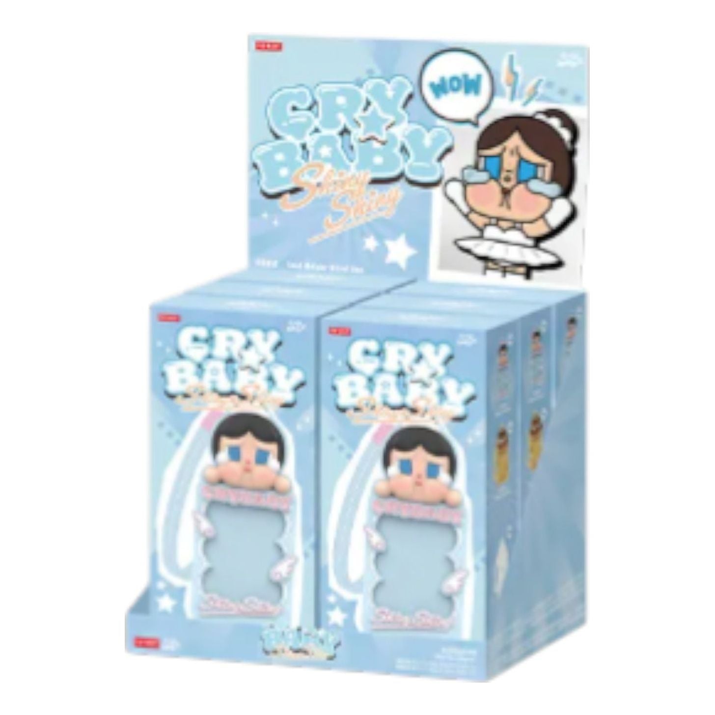Pop Mart Crybaby Shiny Shiny  Card Holder Blind Box Sealed Case (6 Blind Box) PPMT-2507-0002