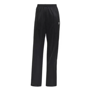 (WMNS) adidas Adicolor Classics High-Shine Straight-Leg Track Pants Asia Sizing 'Black White' HF7528