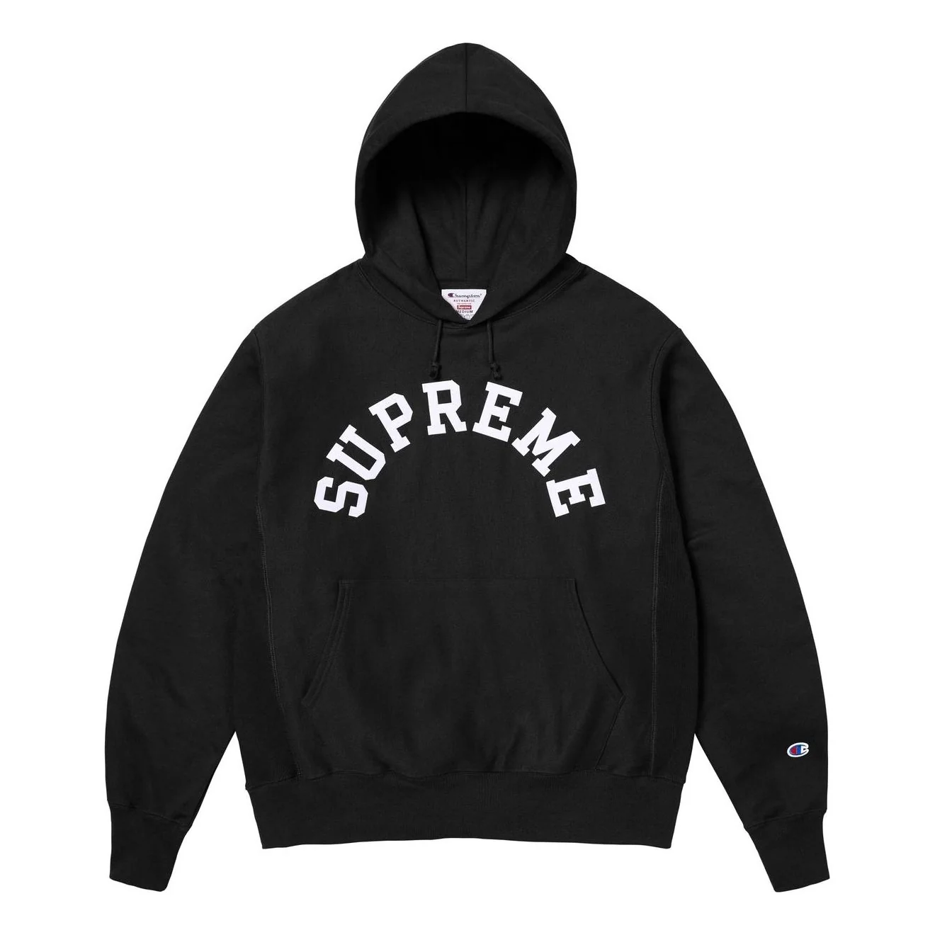 Supreme Champion Hooded Sweatshirt 'Black' SS25SW57-BLACK