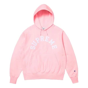 Supreme Champion Hooded Sweatshirt 'Pink' SS25SW57-PINK