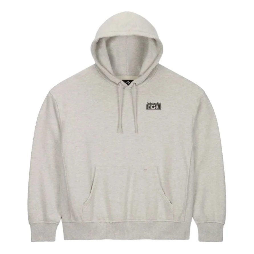 Converse x thisisneverthat Washed Hoodie Asia Sizing 'Grey' 10027832-022
