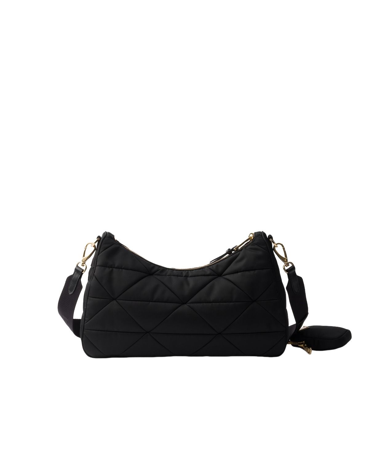 (WMNS) PRADA FW25 Large Padded Re-Nylon Bag 'Black' 1BC232-RDJN-F0632 - Image 3