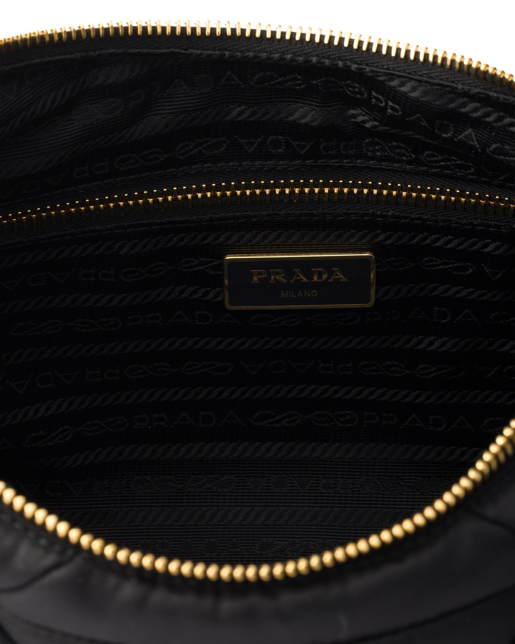(WMNS) PRADA FW25 Large Padded Re-Nylon Bag 'Black' 1BC232-RDJN-F0632 - Image 4