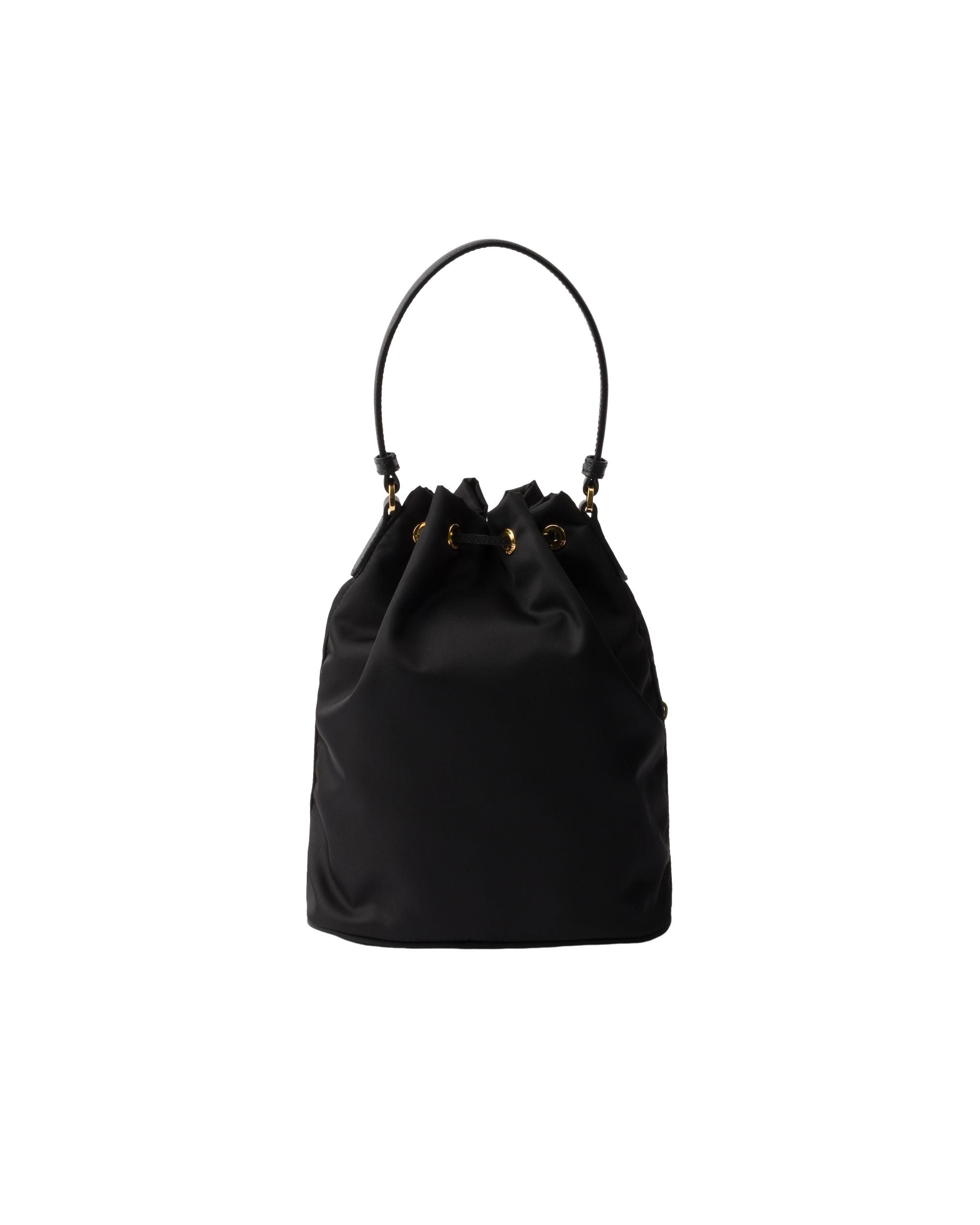 (WMNS) PRADA SS25 Prada Duet Re-Nylon Bucket Bag 'Black' 1BH038-2AOS-F0002 - Image 3