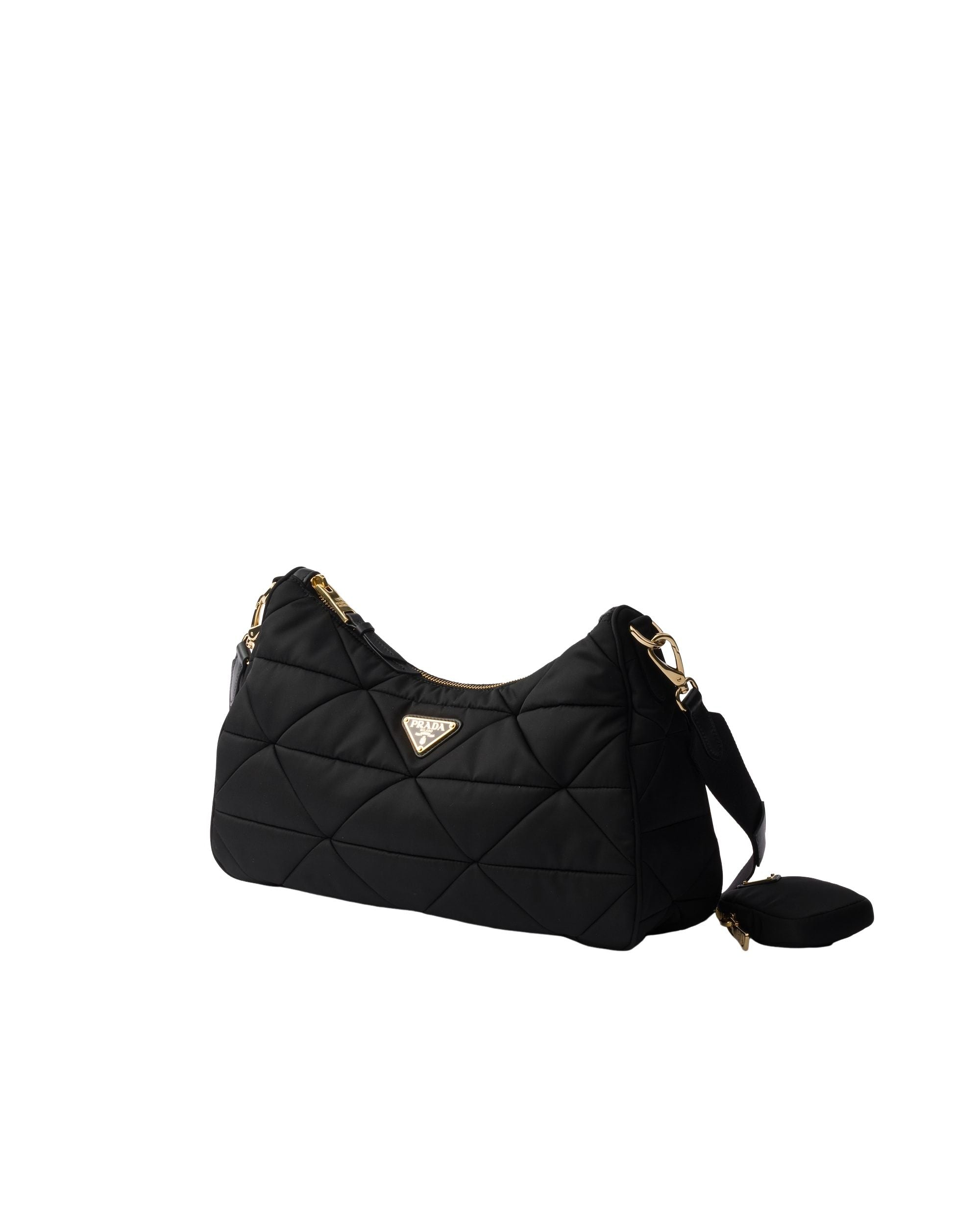 (WMNS) PRADA FW25 Large Padded Re-Nylon Bag 'Black' 1BC232-RDJN-F0632 - Image 2