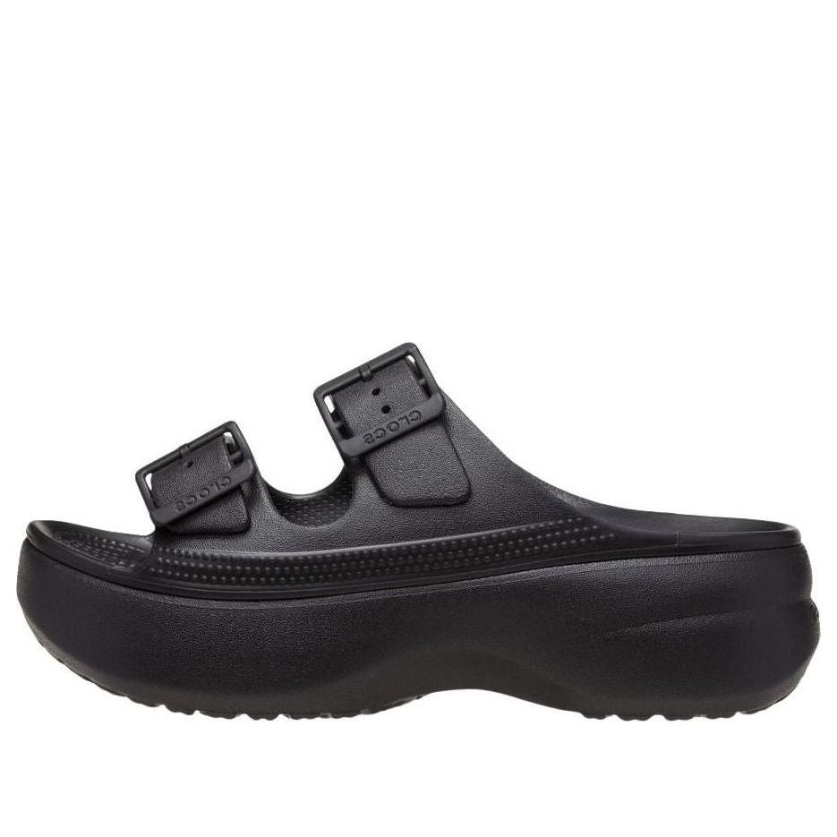 (WMNS) Crocs Saturday Platform Sandal 'Black' 212880-001