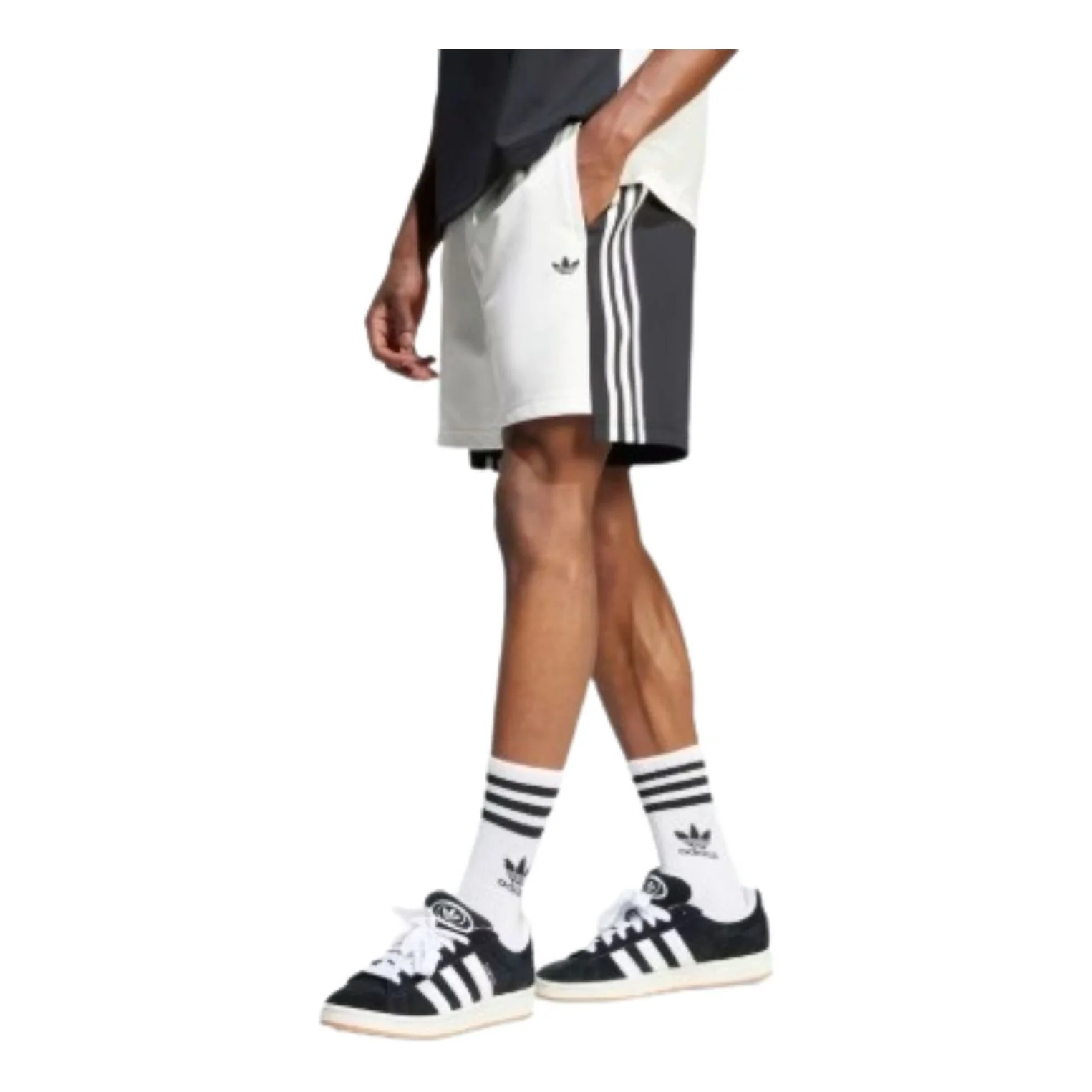 adidas Originals R3CD Shorts Asia Sizing 'White Black' KA3835