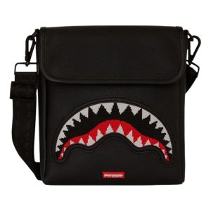 Sprayground Fly Knit Mouth Messenger Bag 'Black' 910B8026NSZ