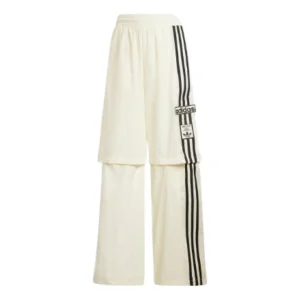 (WMNS) adidas Adibreak Woven Two-In-One Track Pants Asia Sizing 'White Black' JD0087