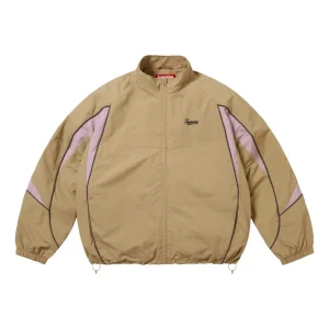 Supreme FW25 Contrast Piping Track Jacket 'Tan' SUP-FW25-075-TAN
